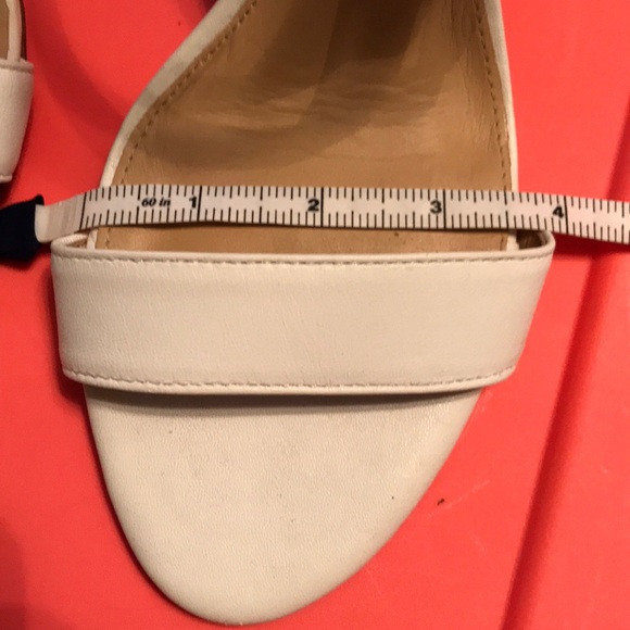 ANTONIO MELANI White Leather Strap High Heels - Picture 10 of 10